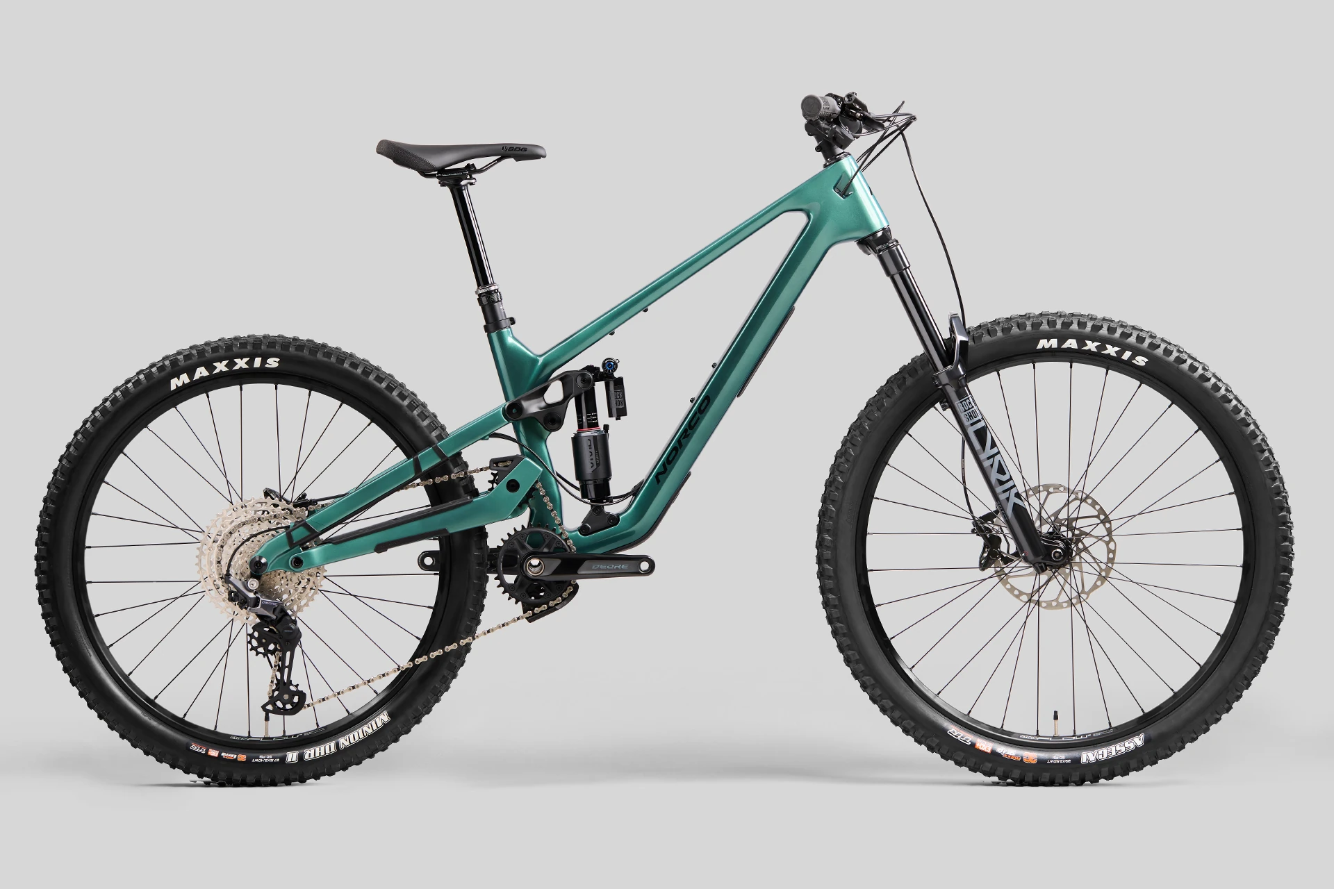 Norco Full suspension mountain bike, color canadian mint green